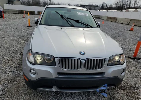 2008 BMW X3 3.0Si z USA, uszkodzony, nr VIN WBXPC93408WJ15654
